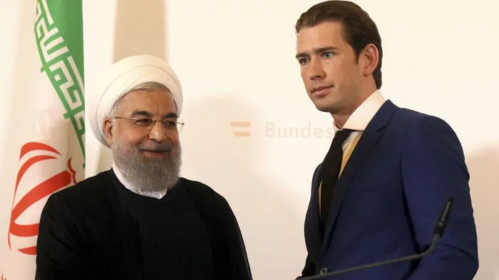 Hassan Rouhani besuchte Kurz im Juli