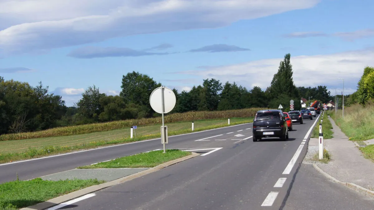 Der Ostteil der S7 führt von Dobersdorf bis nach Heiligenkreuz