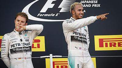 Nico Rosberg (links) und Lewis Hamilton