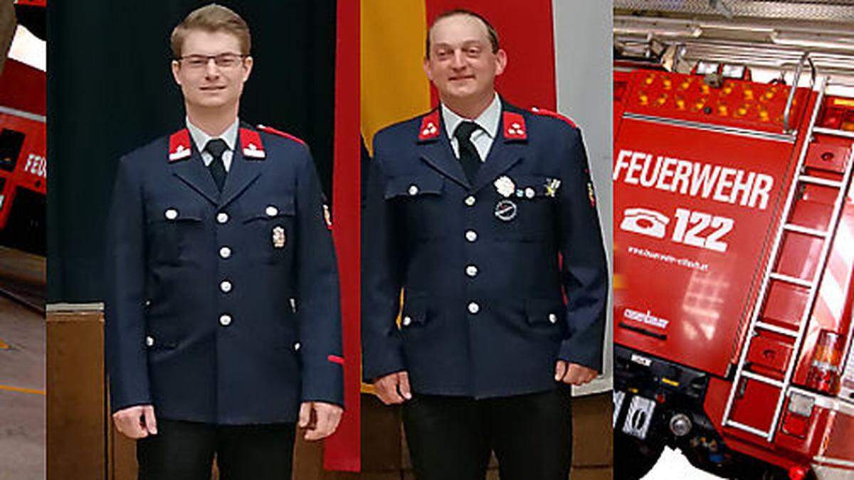 Das neue Führungsduo in Sörg: Lukas Wieser und Ewald Berger (rechts)