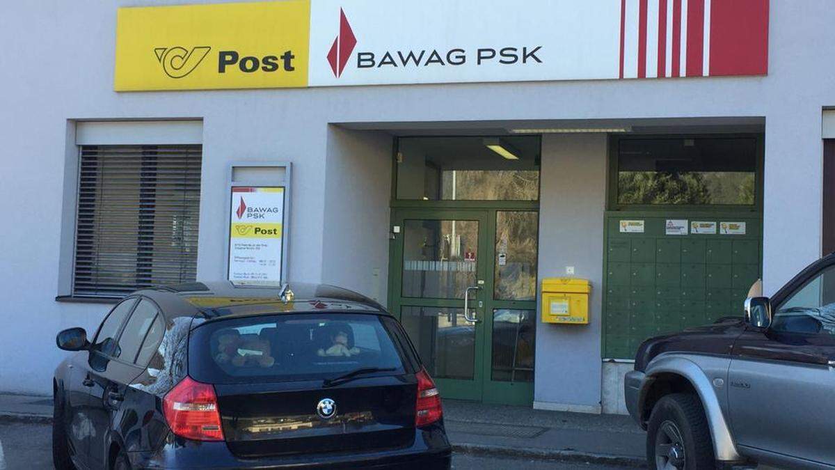 Das Postamt in Feistritz hat nicht mehr lange geöffnet