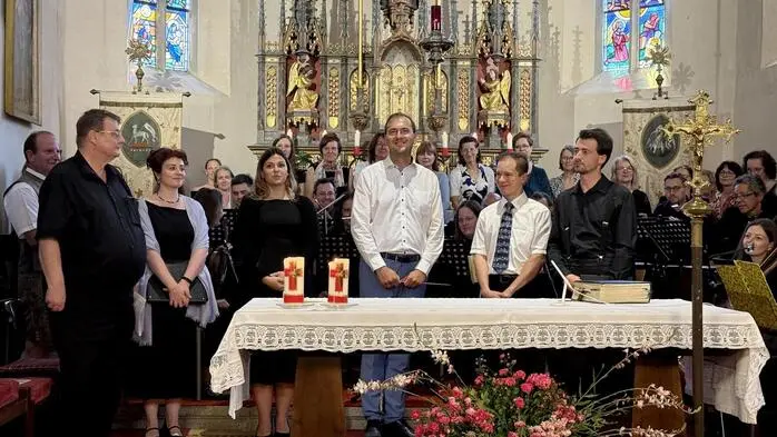 Beim Pfarrfest Söchau am „Veitsunnti“ kam eine Orchestermesse in der örtlichen Pfarrkirche zur stimmgewaltigen Aufführung. 
