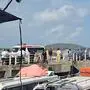 Rettungskräfte am Pier
