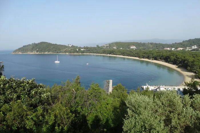 Als der schönste Strand der Insel Skiathos gilt der "Koukounaries Beach".