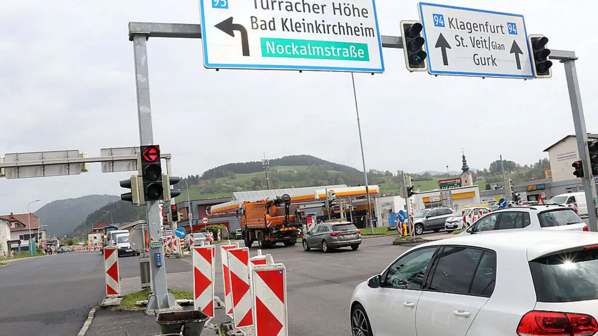 Die Arbeiten auf der B 94 sollen am 4. Mai abgeschlossen sein