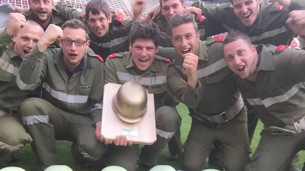 FF St. Margarethen freut sich über den bronzenen Helm