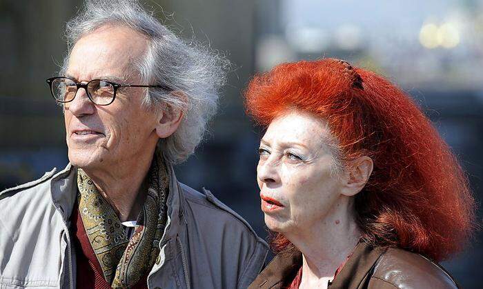 Perfektes Team: Christo mit seiner Frau Jeanne-Claude, die 2009 gestorben ist