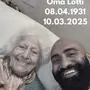 Oma Lotti und ihr Pfleger Rashid Hamid waren ein Herz und eine Seele
