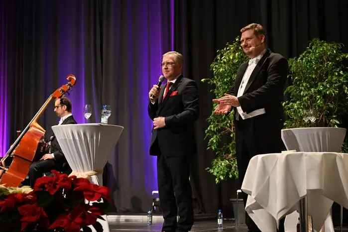 Bürgermeister Martin Kulmer bei der Konzertansprache.