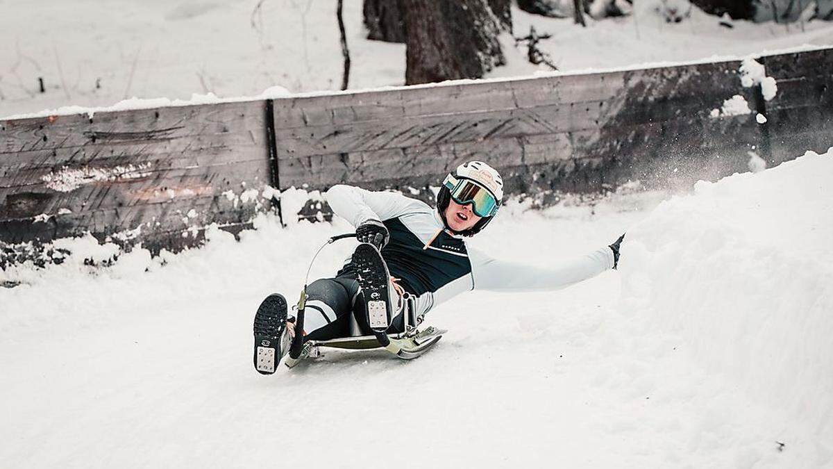 Sebastian Feldhammer war auf der Winterleiten der Schnellste bei den Junioren.