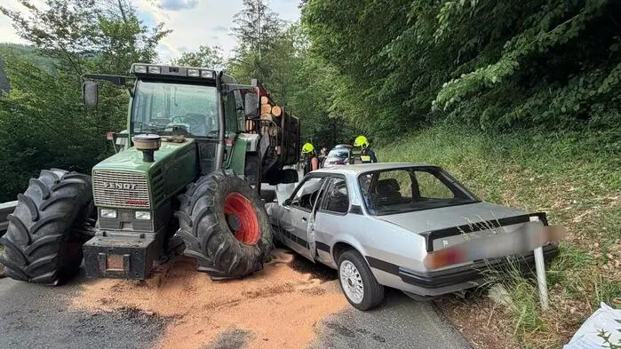 Im Teigitschgraben kam es zur Kollision