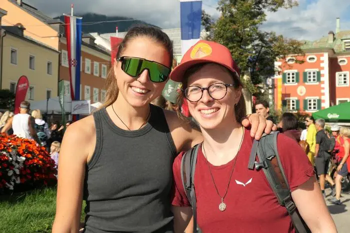 Jeanette war zum ersten Mal zuschauen, Barbara bereits öfter