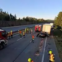 Die Unfallstelle auf der Südautobahn