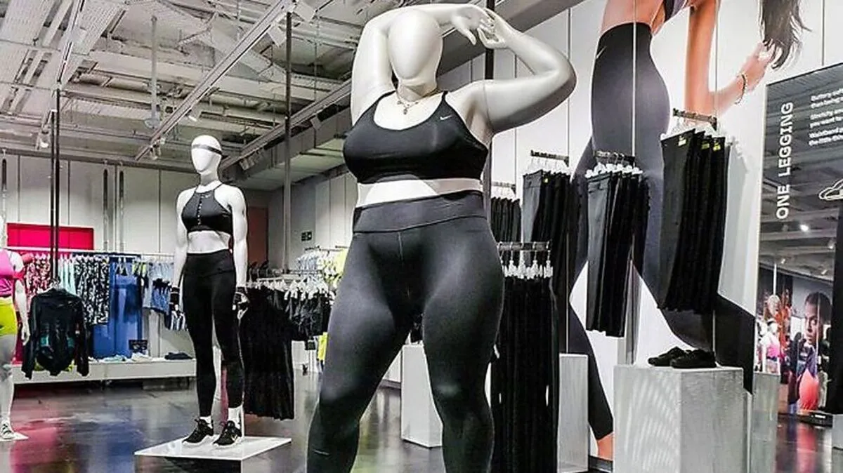 Die Frauenabteilung des Nike-Flagshipstores in der Londoner Oxford Street