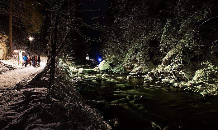 Der Weg durch die Talbachklamm