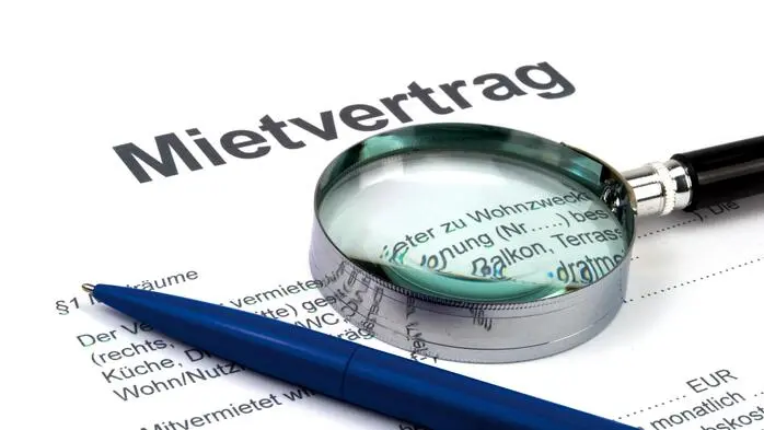 Ein Mietvertrag