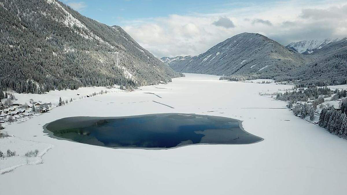 Nach nur zwei Tagen war auf dem Weißensee wieder Schluss