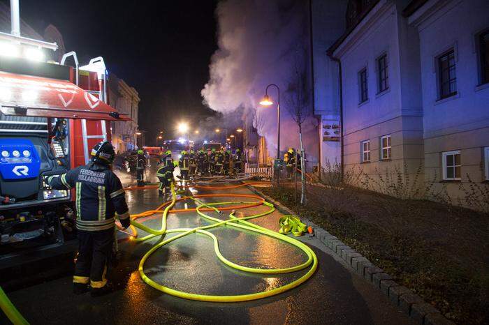 Großeinsatz in Hollabrunn