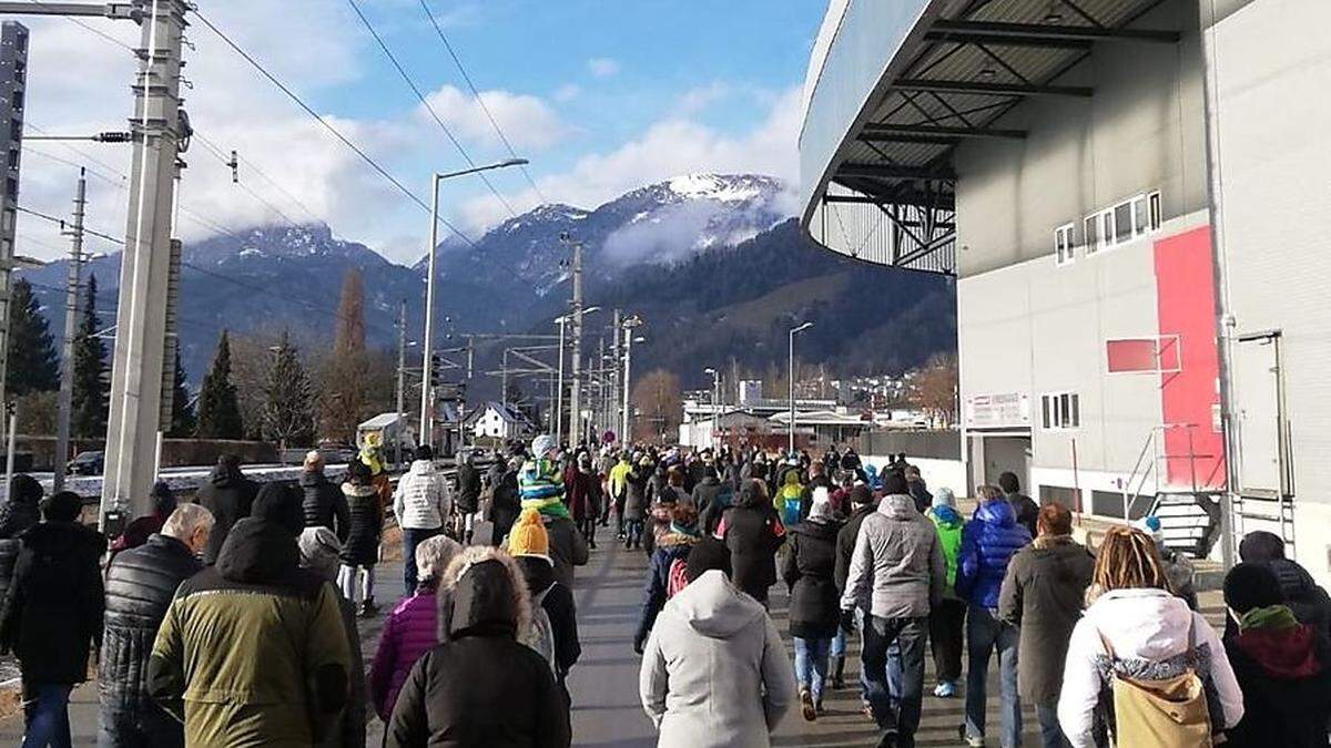 Corona-Demo in Liezen