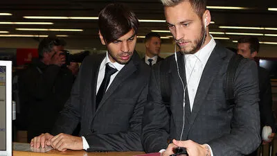 Serbische Herkunft: Aleksandar Dragovic (l.), Marko Arnautovic