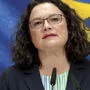 Will sich vorzeitig einzementieren lassen, das stößt auf Widerstand: Andrea Nahles