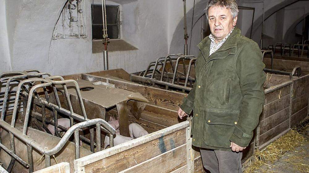 Tierarzt Hugo Kanz hofft mit den betroffenen Bauern auf die Solidarität des Landes und der Konsumenten
