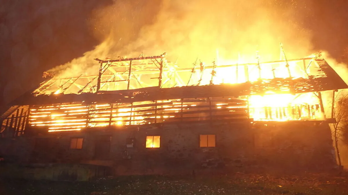 Zu zwei großen Bränden an Wirtschaftsgebäuden wurde die FF Metnitz im Vorjahr alarmiert 