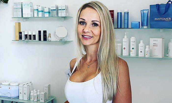 Stefanie Karner machte sich Ende Mai mit einem Kosmetikstudio selbstständig  