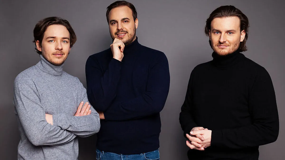 Bitpanda-Gründer Christian Trummer, Paul Klanschek, Eric Demuth