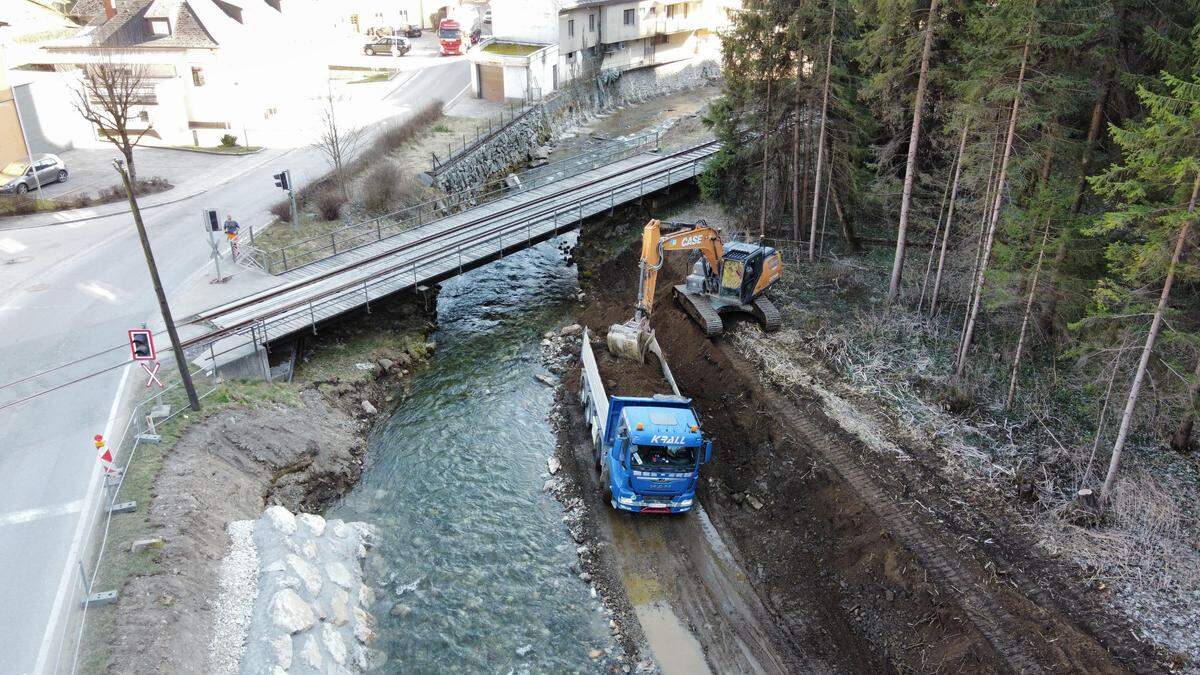 In Eberstein entsteht Hochwasserschutz