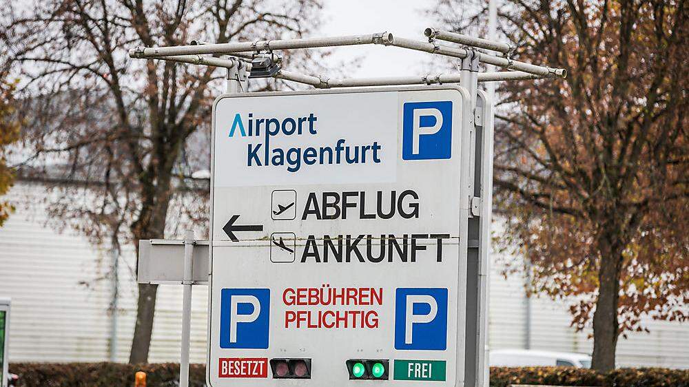 Noch herrscht am Flughafen Klagenfurt Pandemie-bedingt Ruhe