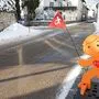 Street-Buddies machen in Lienz die Verkehrsteilnehmer auf Kinder aufmerksam