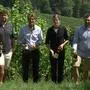 Die Wein-Weltmeister: Florian Adam-Lieleg, Walter Skoff, Reinhard Muster und Mario Weber (v.l.)