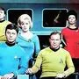 Die Ur-Mannschaft mit Pille, Kirk und Spock
