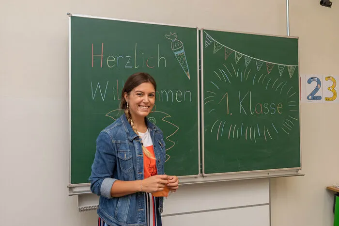 Katharina Bacher ist die Klassenlehrerin der diesjährigen ersten Klasse