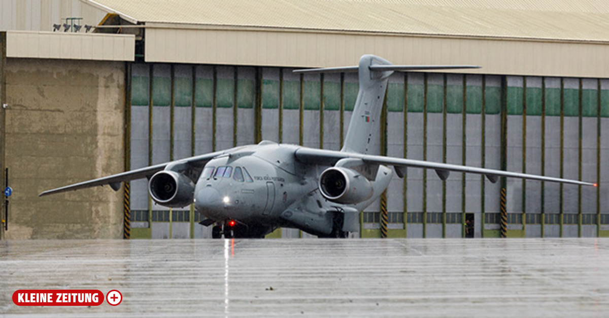 New transport jet flew for the first time for the Austrian Armed Forces