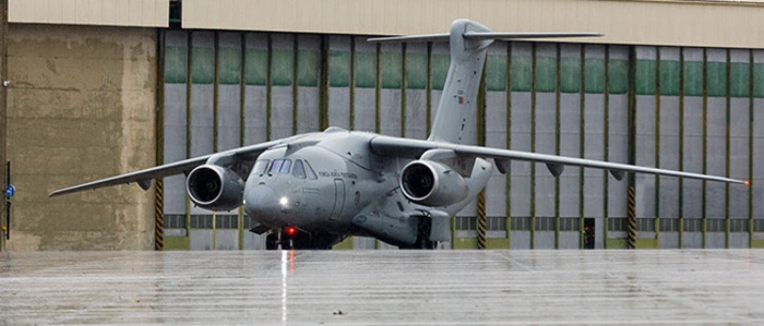 Diese Embraer KC-390 der portugiesischen Armee landete in Linz-Hörsching