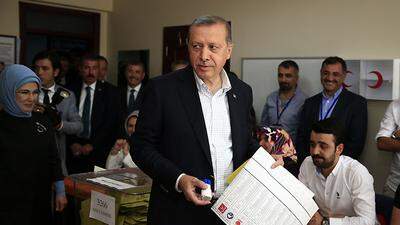 Staatspräsident Recep Tayyip Erdogan