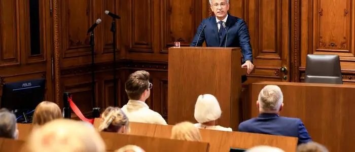 ÖVP-Chef und Stadtrat Kurt Hohensinner im Gemeinderat