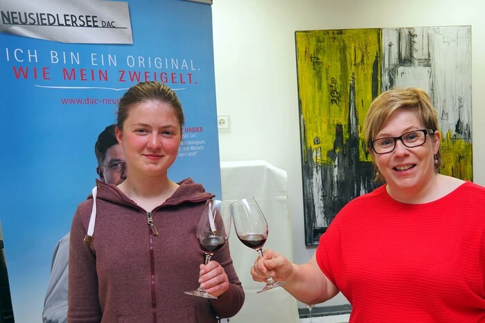 Das Weingut Haider verkostete edle Tropfen.