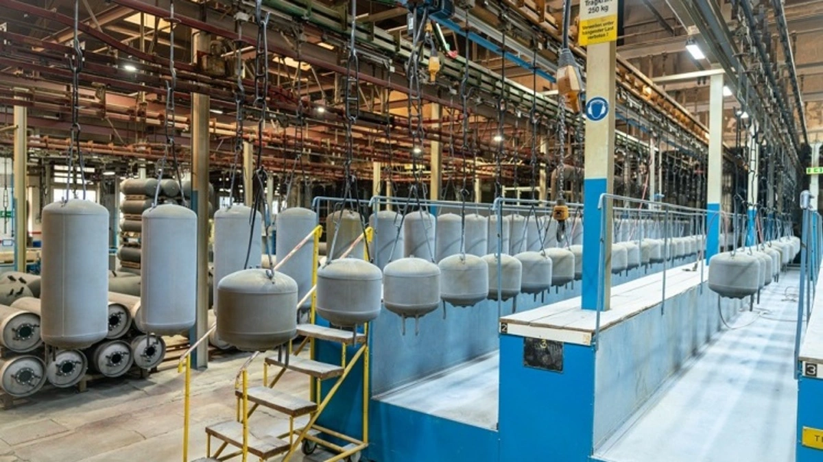 Speicherproduktion bei Austria Email in Knittelfeld