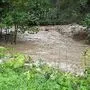 Bach trat über die Ufer