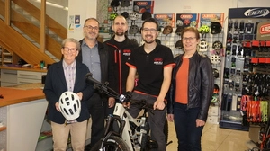 Drei Generationen: Katharina, Eduard, Daniel, Andreas und Elisabeth Scharf (von links)