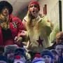 Taylor Swift, right, and Brittany Mahomes react during the third quarter of an NFL AFC division playoff football game between the Buffalo Bills and the Kansas City Chiefs, Sunday, Jan. 21, 2024, in Orchard Park, N.Y. (AP Photo/Frank Franklin II)