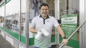 Benjamin Seibel verlässt Mitte des Jahres mit seinem Unternehmen „Berufsmode Huderz“ die Landeshauptstadt