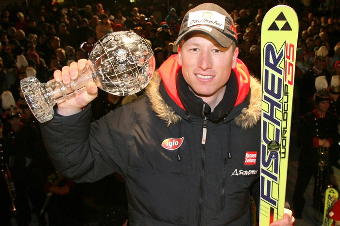 Auch eine Kristallkugel eroberte Reichelt - 2008 stand er in der Super-G-Wertung ganz oben.