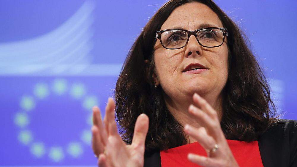 EU-Handelskommissarin Malmström ist für gute Beziehungen zu den USA