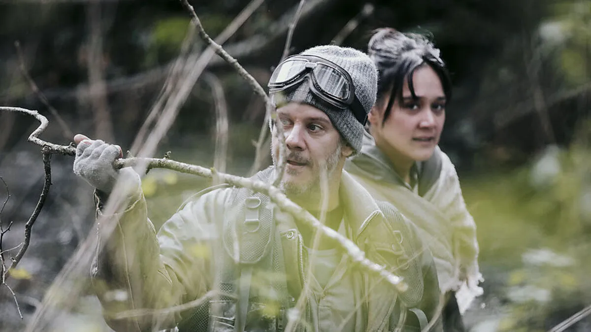 Nico Link und Katrija Lehmann beim Dreh zu "Krasnojarsk"