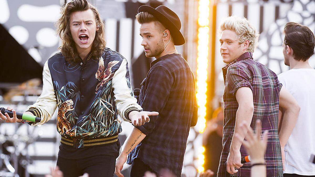 Wo Niall Horan, Louis Tomlinson, Harry Styles und Liam Payne auftauchen, kreischen Mädchen