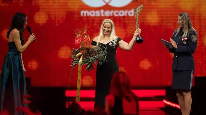 Jubelte über den Niki für die Sportlerin des Jahres mit Behinderung: Natalija Eder.